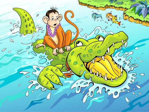 crocodile and monkey story